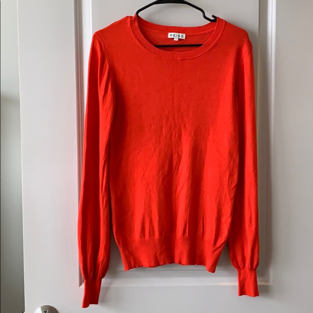 Reiss red cotton top in great condition